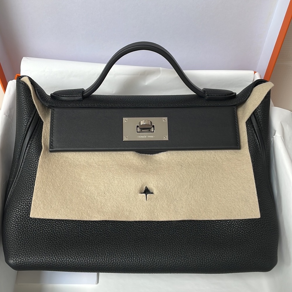 Hermes 24/24- 29 bag, noir/ noir. Brand new! Authentic.